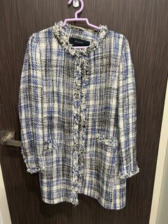 ZARA 基本款粗花呢外套64242490916993110