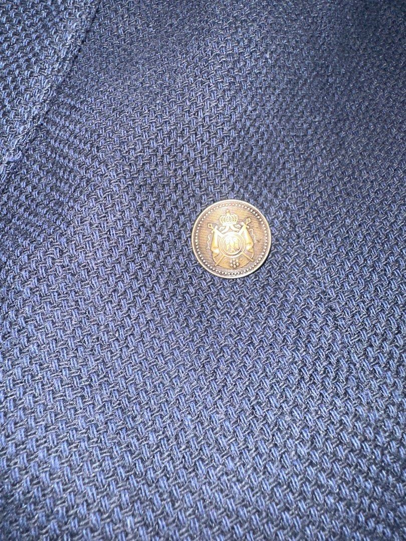 Zara Navy Blue Tweed Jacket XL (Category: Coats, Jackets and Outerwear) located in Manila. Submitted by everythingsale101 (Listing ID 1389519339, Image 3). Description: XL.