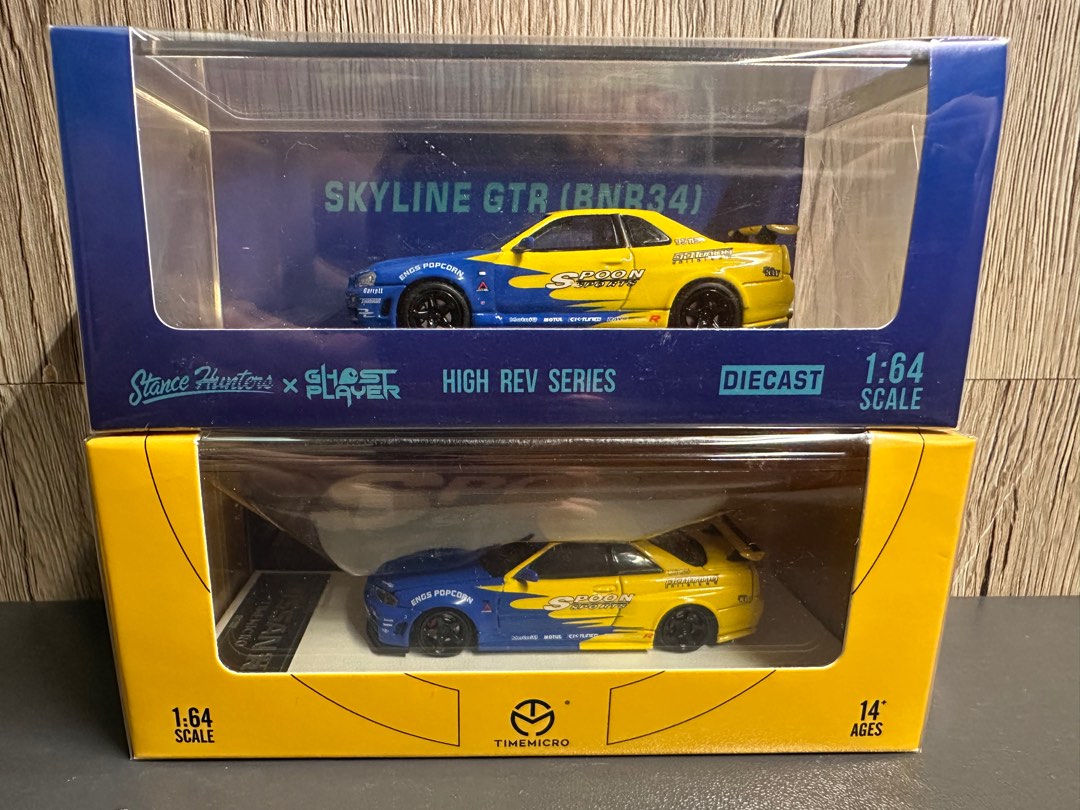 1:64 Nissan Skyline GT-R R34 Nismo Z Tune Spoon, 興趣及遊戲, 玩具 & 遊戲類 ...