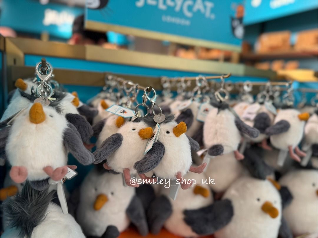英國預訂🇬🇧 Jellycat Chip Seagull Bag Charm Selfridges 限定