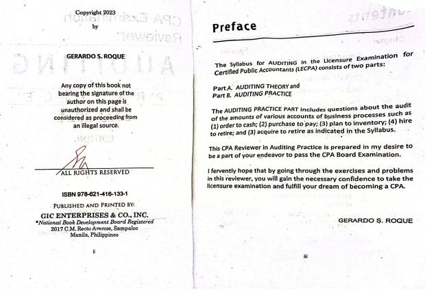 Auditing Practice 2023-2024 Gerardo S. Roque PDF (Category: Textbooks) located in Quezon City. Submitted by izziecutie (Listing ID 1384615844, Image 3). Description: This is a soft copy of Auditing Practice 2023-2024 by Gerardo S. Roque..