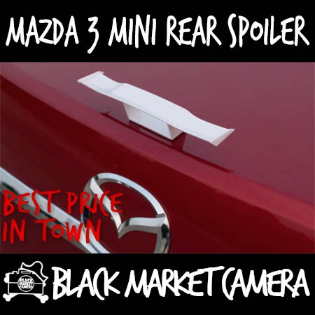 [BMC] Mazda 3 Mini Rear Tail Stick On Decorative Spoiler *Fits all Car ...