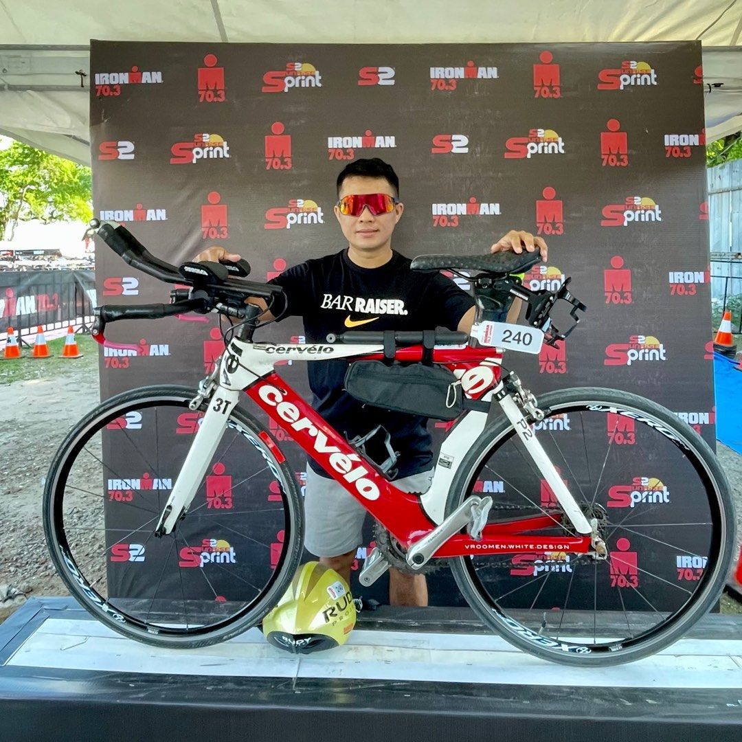 Cervelo P2 Tribike (Category: Bicycles) located in Santa Rosa. Submitted by hed.sipacio (Listing ID 1384607515, Image 2). Description: Cervelo P2 2010 with Profile Design Aerobar for Triathlon Races Will sell together with the original road bike handle bar Well used in training and in triathlon races (like Ironman 70.3 Davao and Subic) 10 speed shimano 105 650c x 23 tires RFS: New Tribike.