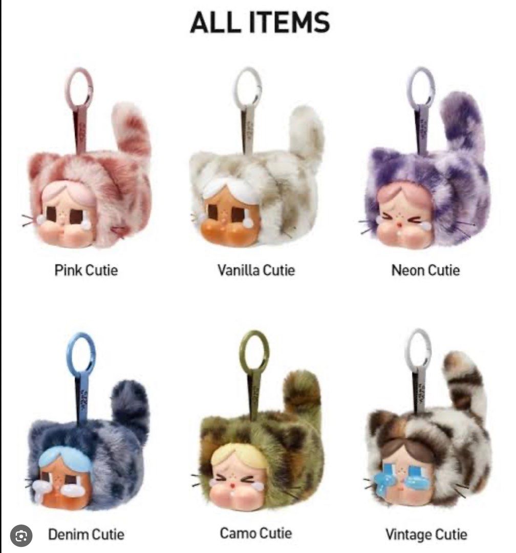 CRYBABY WILD BUT CUTIE (Category: Plushies & Soft Toys) located in Quezon City. Submitted by blindbandit02 (Listing ID 1384596351, Image 3). Description: FOR SALE POPMART CRYBABY WILD BUT CUTIE! ALL COLORS AVAILABLE!! Neon Cutie- 750 Denim Cutie- 800 Camo Cutie- 850 Vintage Cutie- 850 Pink Cutie- 900 Vanilla Cutie- 900 Opened bottom part only! .
