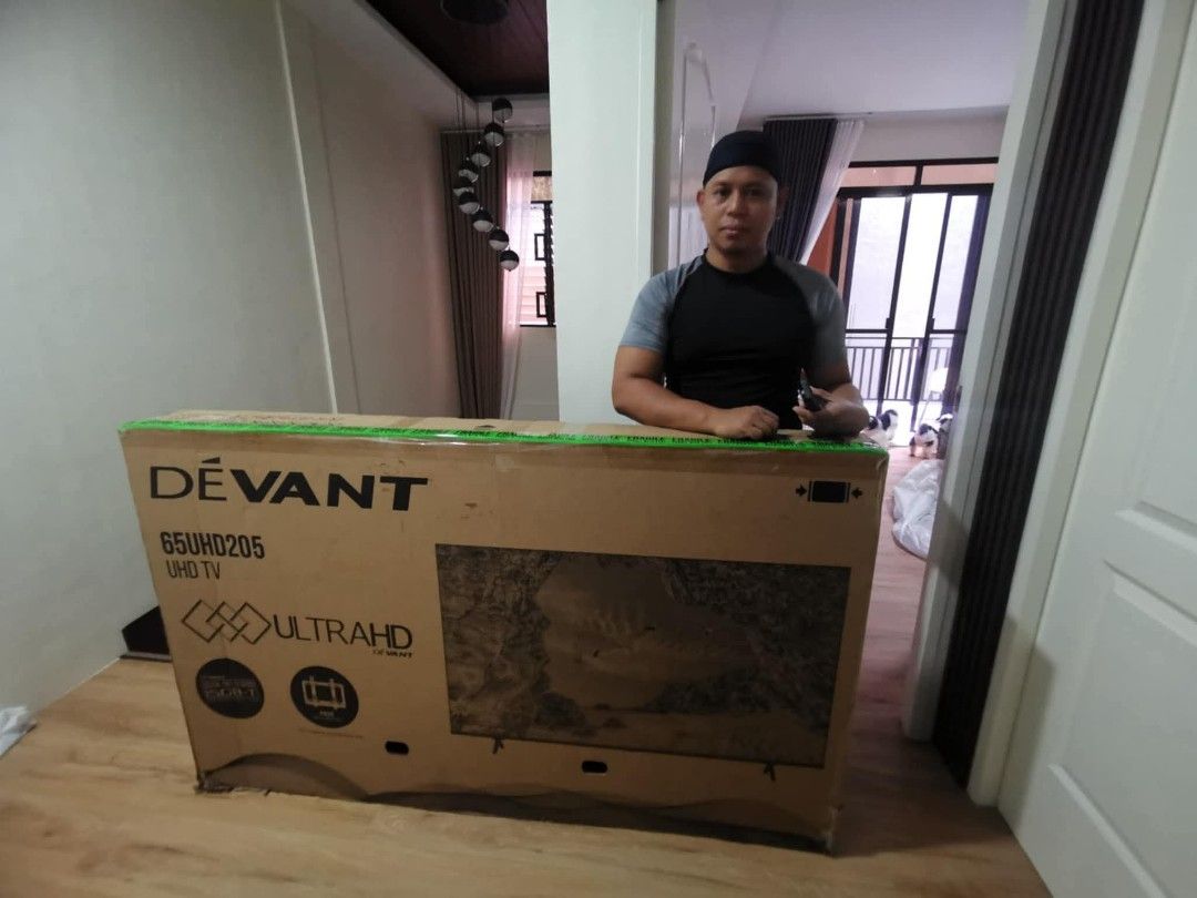 Devant and hisense tv (Category: TV) located in Manila. Submitted by ash.brielle (Listing ID 1384631035, Image 3). Description: Warehouse sale devant hisense tcl ace smart tv ‼️ Lower than mall Guaranteed orig and brand new With warranty Free wall bracket Cod Mode of payment Gcash Cash Bank transfer for orders and inquiries Direct message me.