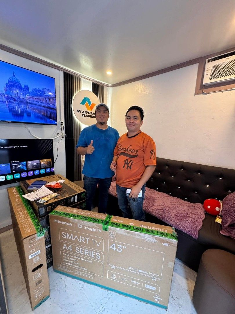 Devant and hisense tv (Category: TV) located in Manila. Submitted by ash.brielle (Listing ID 1384631035, Image 2). Description: Warehouse sale devant hisense tcl ace smart tv ‼️ Lower than mall Guaranteed orig and brand new With warranty Free wall bracket Cod Mode of payment Gcash Cash Bank transfer for orders and inquiries Direct message me.