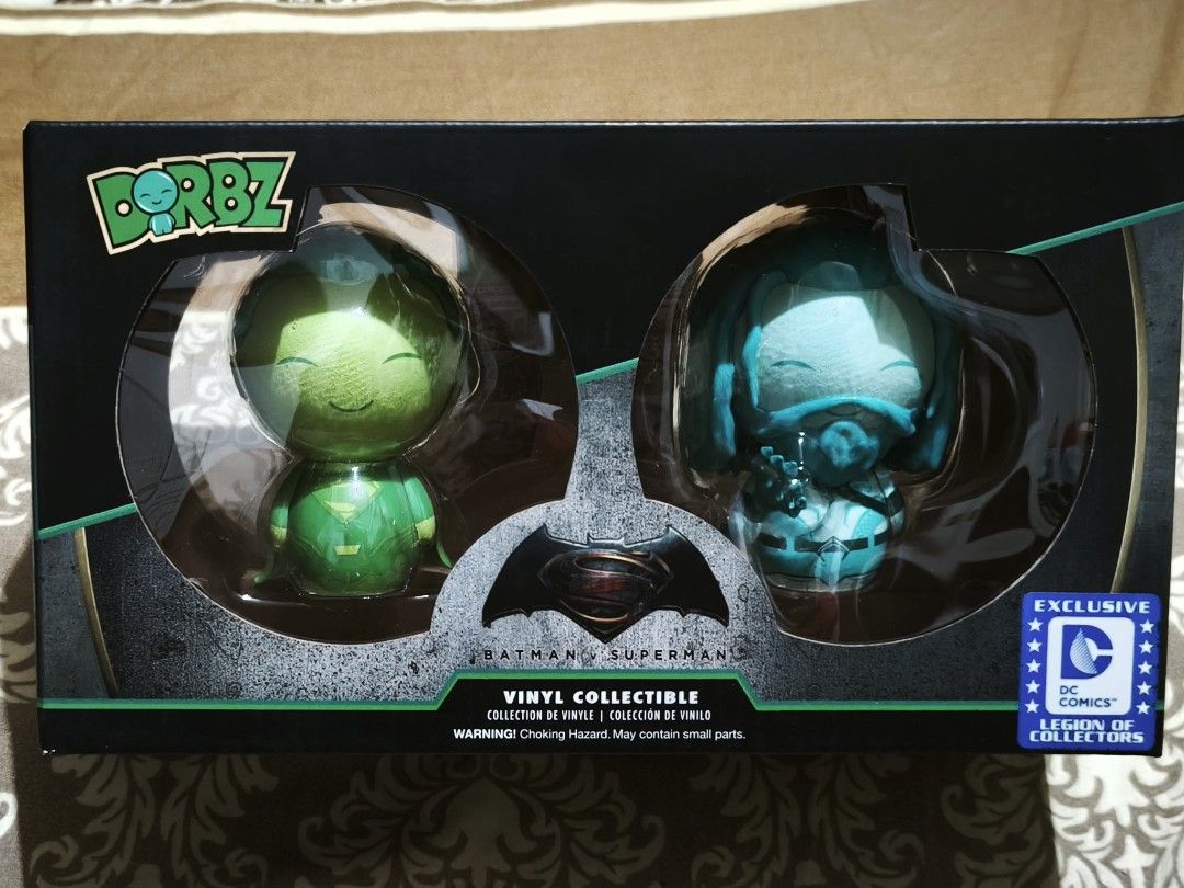 DORBZ Batman Superman (Category: Designer & Blind Box Toys) located in Manila. Submitted by patrickbl69019 (Listing ID 1384452508, Image 1). Description: Please read before you order! * Chat the seller first if there are any queries about the product. * All items are in good condition, the seller will notify the buyer if the item has a flaw. * Color may vary due to lighting. * We have one stock per item. * Payment Method: Gcash or Metrobank *Deli