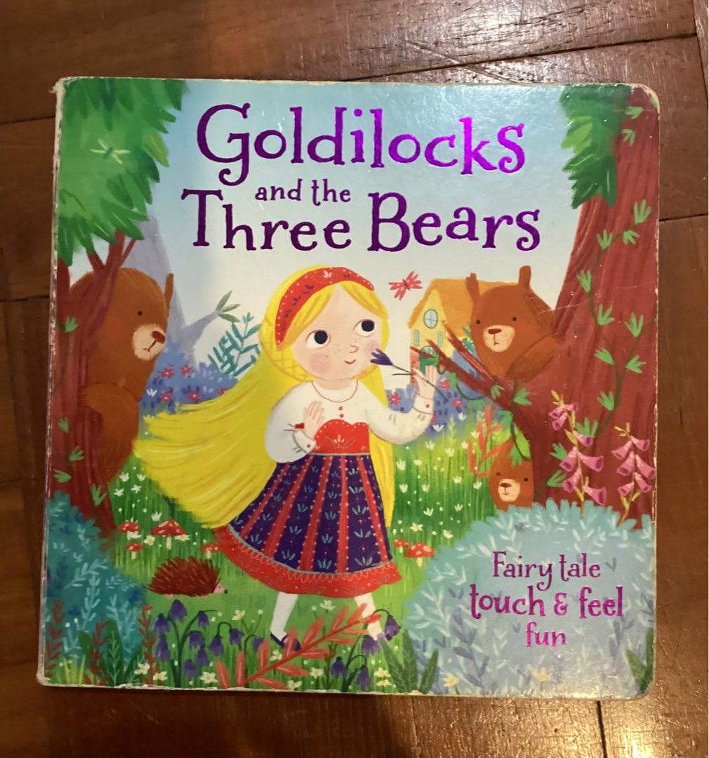 Goldilocks and the Three Bears Touch & Feel Book, Hobbies & Toys, Books ...
