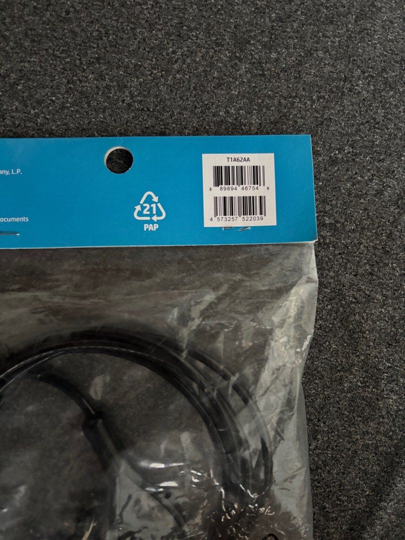 HP Laptop Keyed Cable Lock 10mm (Category: Cables & Adaptors) located in Mandaluyong City. Submitted by dear.eya (Listing ID 1384519396, Image 2). Description: BRAND NEW / SEALED HP Laptop Keyed Cable Lock 10mm 📌Condition: Brand New, Sealed 📌 Model: HP T1A62AA 📌 Includes: Keyed cable lock, 2 keys 📌Compatibility: Works with most HP laptops and other devices with a standard security lock slot 📌 Cable Diameter: 10mm steel cable MOP: GCash, Maya