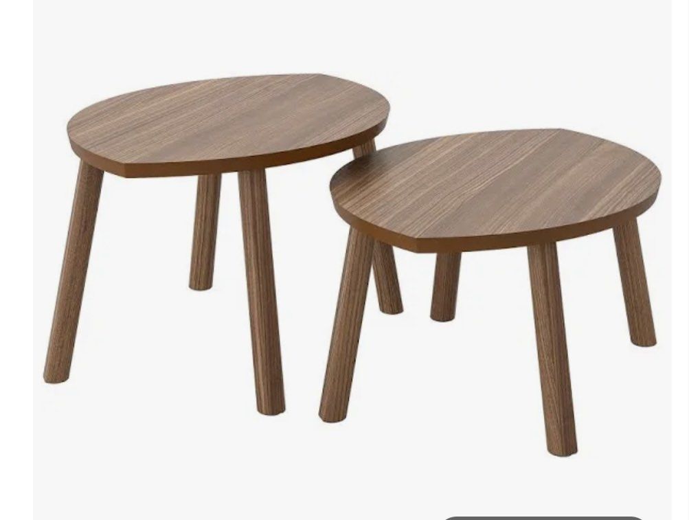 IKEA Coffee Table - Triangular Design (Category: Tables & Sets) located in Singapore. Submitted by chm19 (Listing ID 1384589004, Image 1). Description: Left with smaller one.