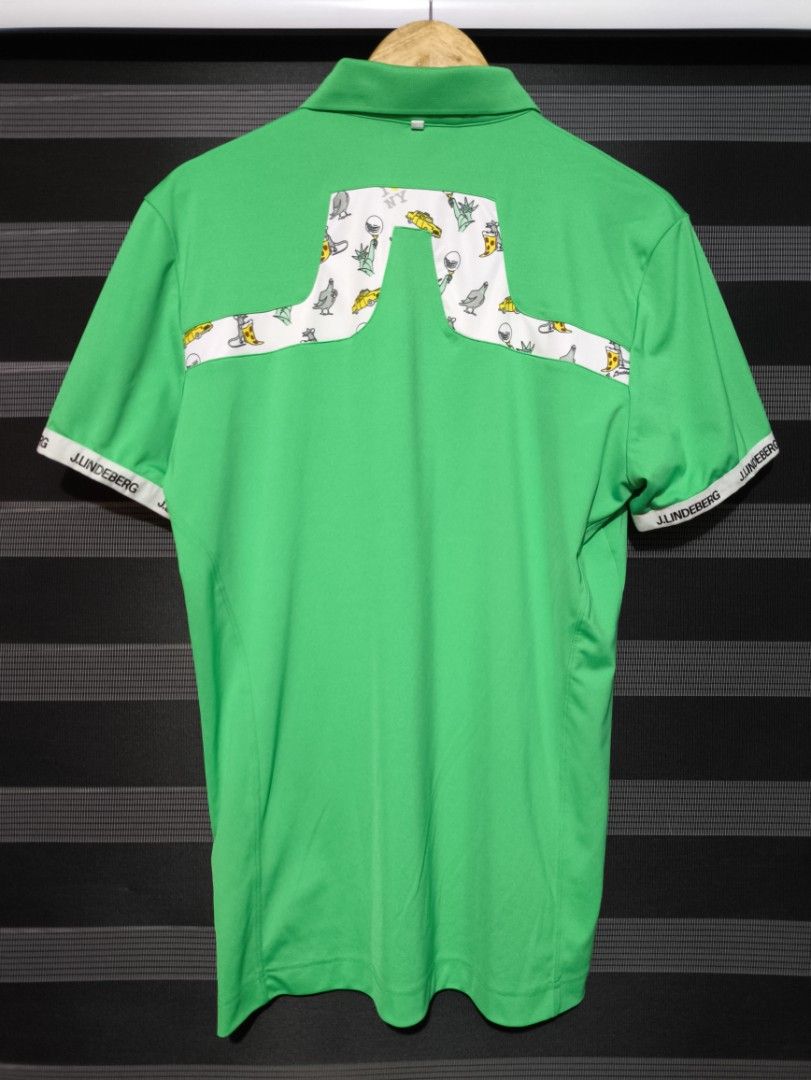 J Lindeberg Polo (Category: Tshirts & Polo Shirts ) located in Manila. Submitted by joshramly (Listing ID 1384437706, Image 2). Description: J Lindeberg KV PGA Print Size Medium on Tag Excellent Condition May iron mark pero not visible sya sa personal nag reflect lang sa ilaw 3k free sf Pm.