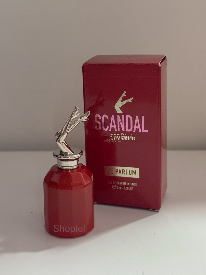J.P. Gaultier Scandal Le Parfum EDP Intense 6mL (Category: Fragrance & Deodorants) located in Rizal. Submitted by shopiel (Listing ID 1384539421, Image 1). Description: 🔹PLEASE READ CAREFULLY BEFORE INQUIRING🔹 J.P. Gaultier Scandal Le Parfum EDP Intense 6mL - Amber Floral - Sweet yet she’s scandalousss 😈 - Syrupy and sexy with that dark twist - Bet to pang date ❕All items are in good condition. Color in photos may vary due to lighting. ❗PLEASE