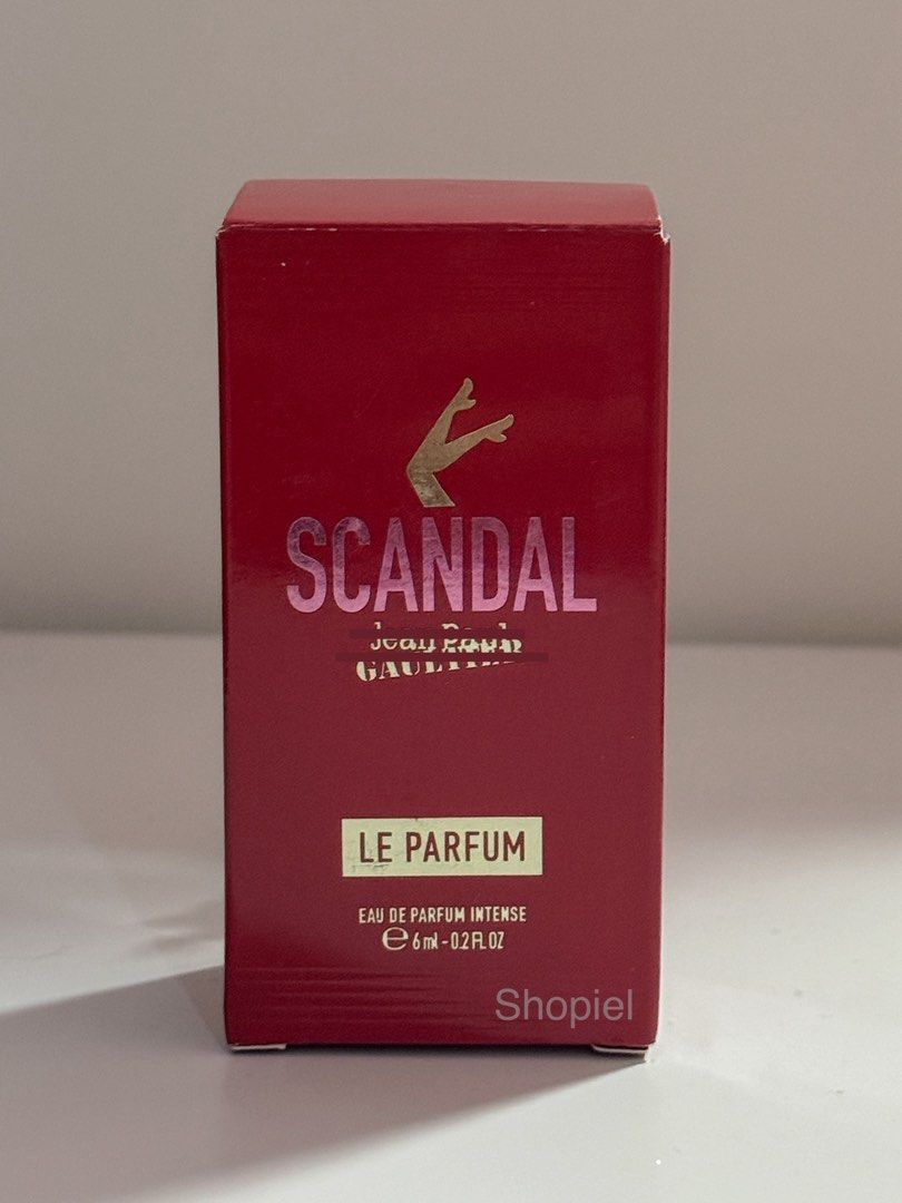 J.P. Gaultier Scandal Le Parfum EDP Intense 6mL (Category: Fragrance & Deodorants) located in Rizal. Submitted by shopiel (Listing ID 1384539421, Image 2). Description: 🔹PLEASE READ CAREFULLY BEFORE INQUIRING🔹 J.P. Gaultier Scandal Le Parfum EDP Intense 6mL - Amber Floral - Sweet yet she’s scandalousss 😈 - Syrupy and sexy with that dark twist - Bet to pang date ❕All items are in good condition. Color in photos may vary due to lighting. ❗PLEASE