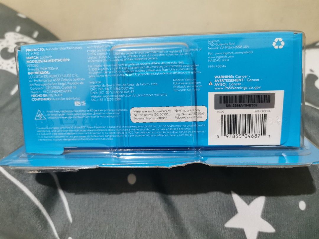 Logitech H390 (Category: Headphones & Headsets) located in Manila. Submitted by liamjacobe61993 (Listing ID 1384612572, Image 3). Description: Never been used from U. S.