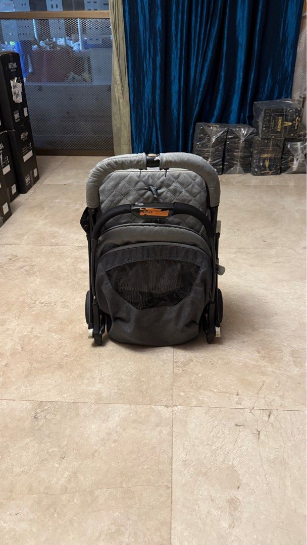 Looping Baby Stroller for SALE (Category: Strollers) located in Makati City. Submitted by tiuniverse (Listing ID 1384511134, Image 2). Description: Looping Squizz 1 Stroller (Pre-loved) • Lightweight & cabin-size • Reclines flat • 5-pt harness • Basket, canopy & carry bag included. • Newly washed Condition notes: Folding button damaged (doesn’t fold anymore). Bought in 2017. With minor scratches .