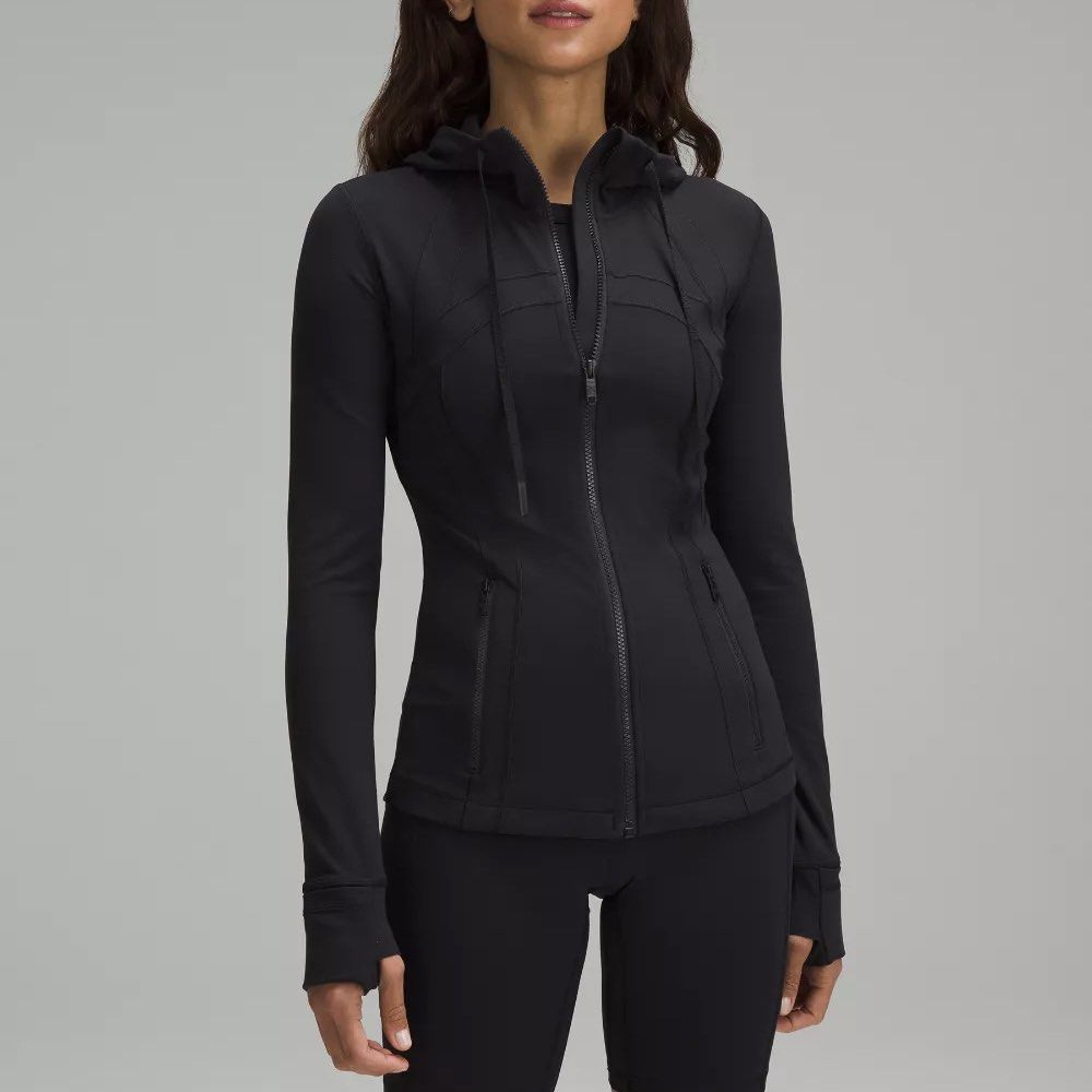 LULULEMON Hooded Define Jacket *Nulu | Black (4th Release) | Dot 8 | 💯 AUTHENTIC (Category: Coats, Jackets and Outerwear) located in Manila. Submitted by whatsupsuki_ (Listing ID 1384443093, Image 2). Description: • LIKE NEW • Used for few times only • Size 8 • 💯 AUTHENTIC • Nulu buttery fabric • Color rate 10/10 Retails for $128. Price slightly negotiable. Will ignore low offers :) • ACTUAL PICS ARE ALREADY POSTED AND WHEN WORN ALREADY PROVIDE