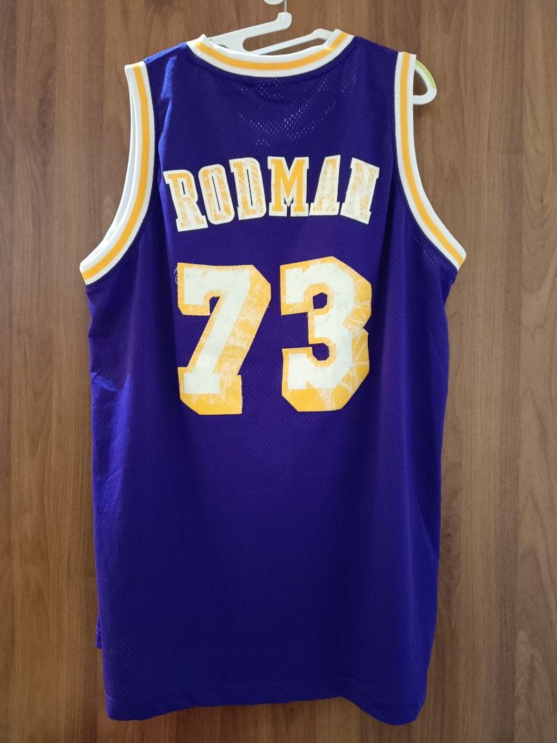 adidas Lakers Dennis Rodman 73 XL Los Angeles Lakers #73