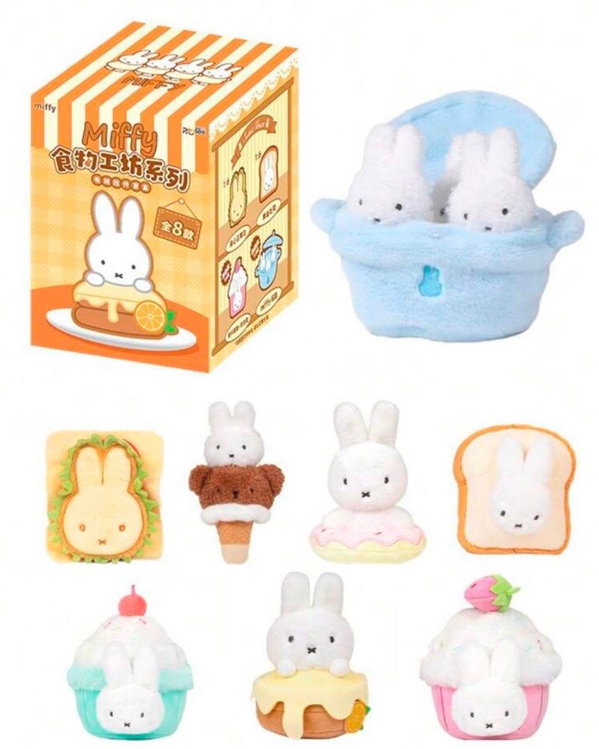 miffy bakery plush series blind box (Category: Designer & Blind Box Toys) located in Las Pinas. Submitted by piarre (Listing ID 1384536436, Image 1). Description: ~ brand new, never used, no flaws, unopened, sealed ~ for pre-order! shipping may take awhile for this item(1-2wks), your patience is appreciated :-) ~ i have multiple in stock! ~ shipping shall be shouldered by buyer!(j&t shipping is usually for ₱65 only) ~ mop: gcash, paymaya, bpi ban