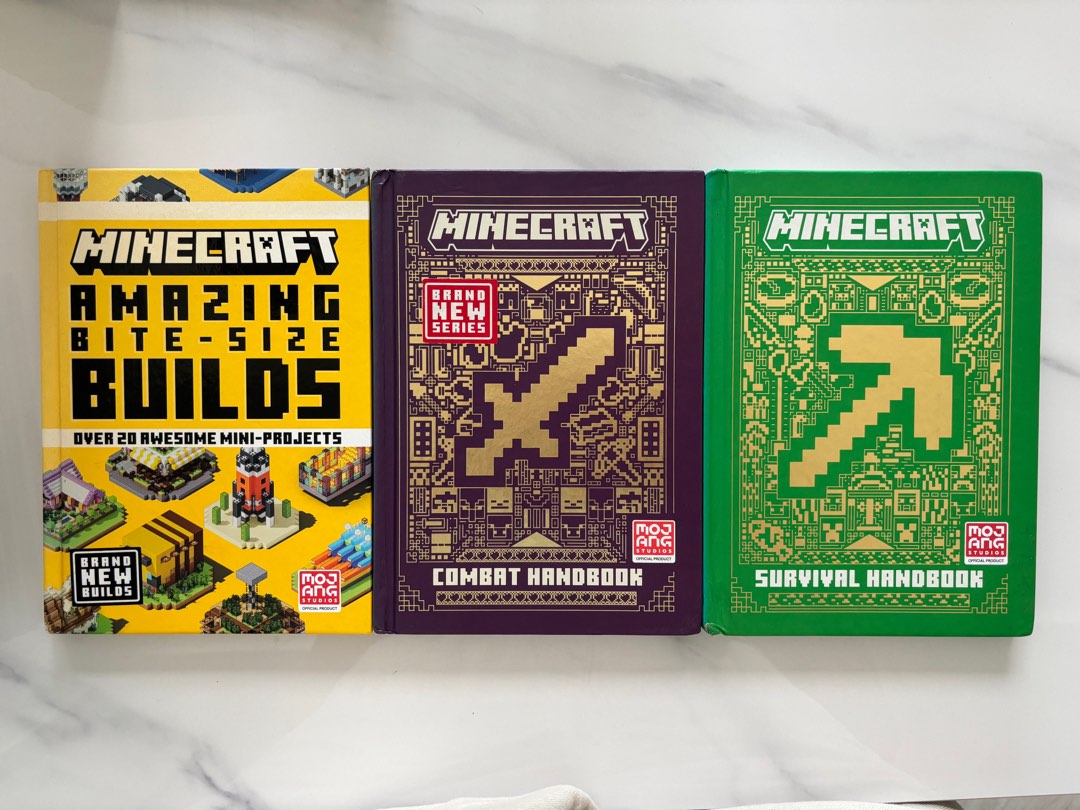 Minecraft Handbook Set - Amazing Builds, Combat, Survival, Hobbies ...
