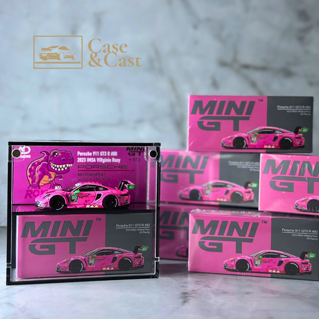 Mini GT Porsche 911 GT3 R #80 IMSA Virginia Roxy, Hobbies & Toys