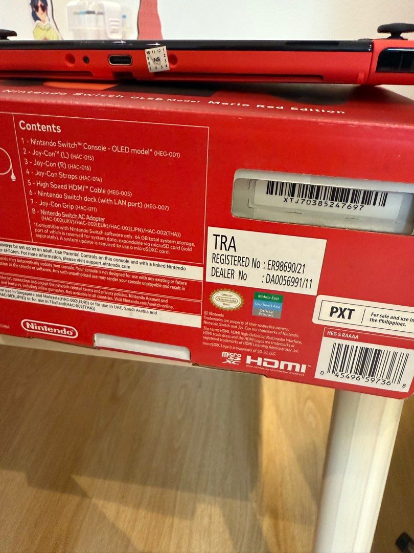 Nintendo Switch Mario Edition (Category: Nintendo) located in Taguig. Submitted by chivestaguig (Listing ID 1384531589, Image 2). Description: Never used .