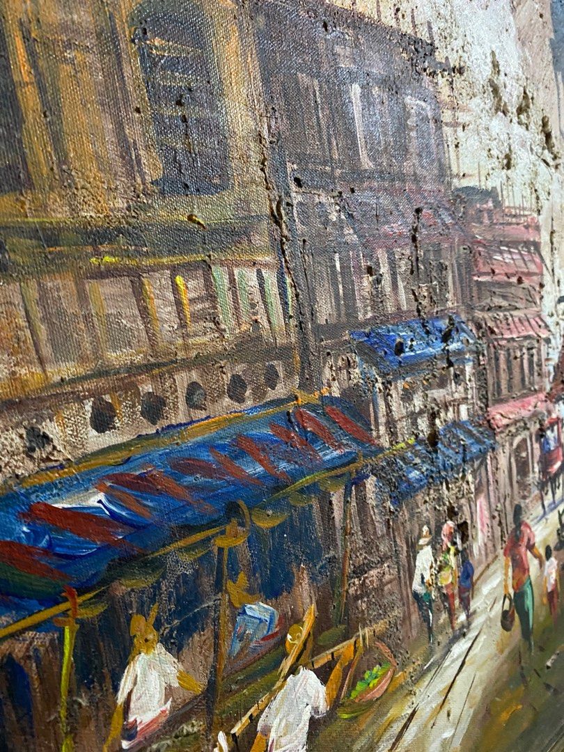 Large Painting 2.5x3.5 feet (Category: Art & Prints) located in Caloocan City. Submitted by lynchua4 (Listing ID 1384526687, Image 3). Description: 30x42 inch By Antonio Calma Antonio Calma was born in Mexico, Pampanga in 1954. Starting at a young age, he became a helper and assistant of renowned Filipino Visual Artists including Rafael Maniago and Cesar Buenaventura, among others. (Heritage gallery) Location: South Caloocan near Fishermall Malab
