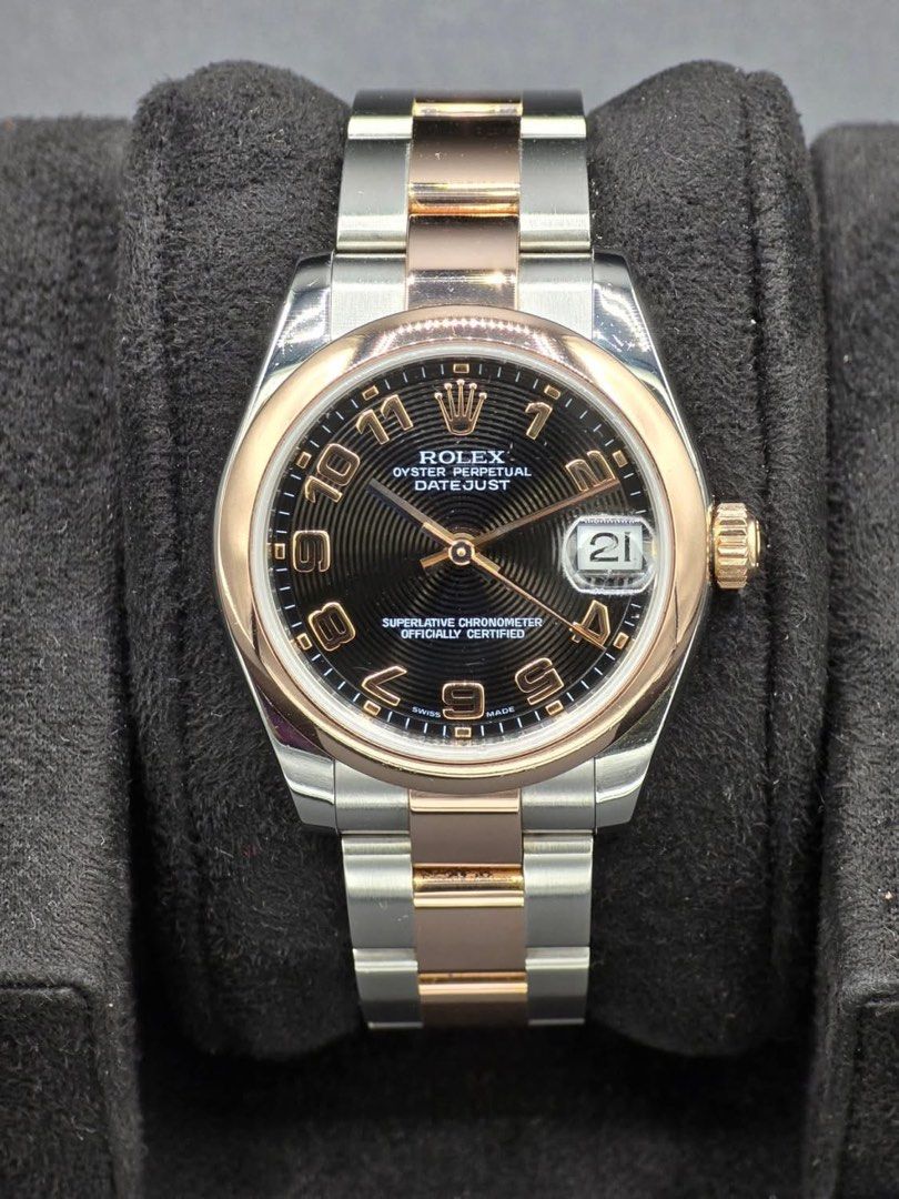 Rolex Datejust Junior Watch 31mm Rosegold (Category: Luxury Watches) located in Quezon City. Submitted by luxurystationph.com (Listing ID 1384564855, Image 1). Description: Datejust Junior Watch 31mm Rosegold Concentric arabic Ref no.178241 Year 2007 .