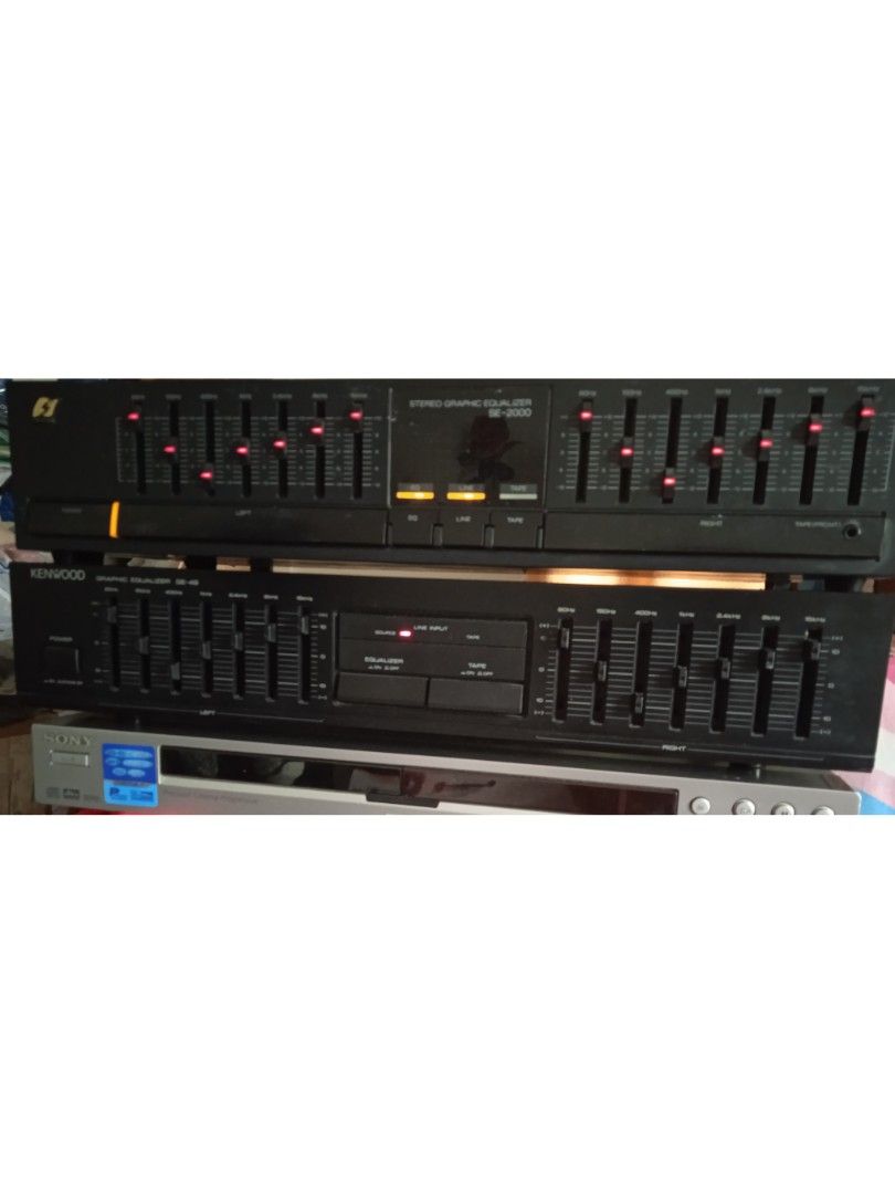 Sansui SE-2000 Japan Vintage Graphic Equalizer / Technics Vintage Graphic Equalizer 220V