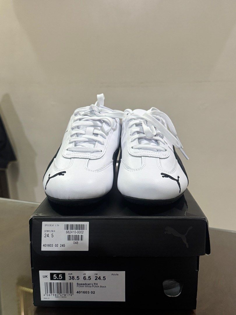 Speedcat Sneaker in Puma White-puma Black (Category: Sneakers) located in Bulacan. Submitted by eyasells_ (Listing ID 1384593085, Image 2). Description: brand new, size 6.5 women’s, bought this in japan.