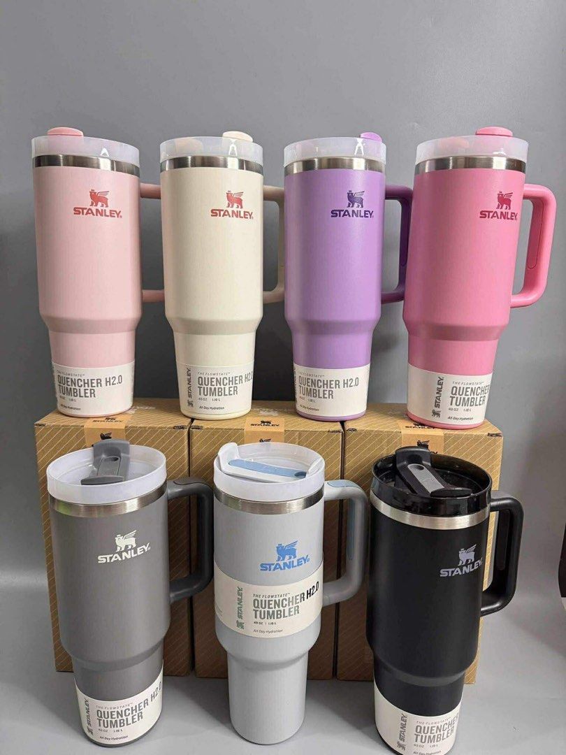 Stanley Flow Tumbler (Category: Beverages) located in Manila. Submitted by veezeeshop (Listing ID 1384626093, Image 2). Description: Stanley Flow Tumbler with reusable straw 40 oz | 1.18L BEST SELLER ✅️11 Hrs. Cold ✅️2 days Iced ✅️7 Hrs. Hot ➡️18/8 stainless steel ➡️BPA FREE ➡️Double Wall Vacuum Insulation ➡️Flowstate 3-position lid ➡️SplasNproof ➡️Reusable Straw ➡️Dishwasher safe ➡️Car Cup Holder Conpatible Ps. Mall pull out to ibig sabihin maga