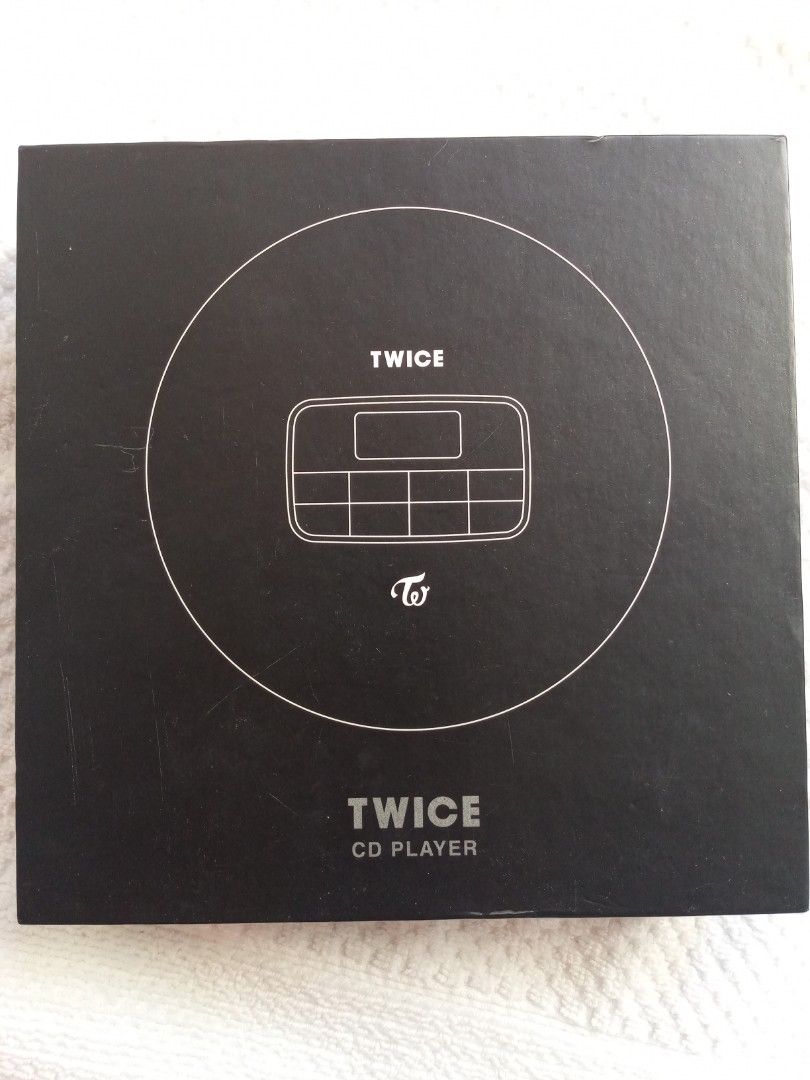 TWICE CD PLAYER (Category: Portable Music Players) located in Taguig. Submitted by daniellecanela (Listing ID 1384503823, Image 1). Description: Condition: Slightly Used and working 100% Color: Black Inclusions: Box, Manual, Wire, free battery, CD Player itself ‼️COLLECTIBLE AND RARE‼️.