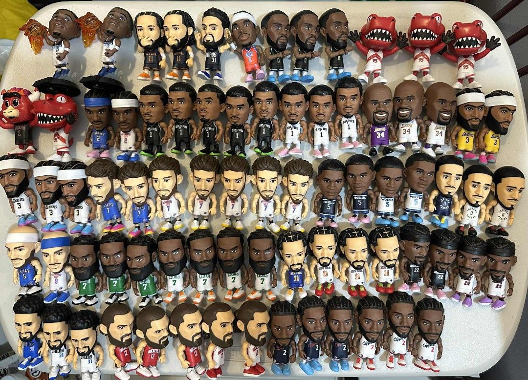 ZURU NBA BALLERS (Category: Action & Battle Toys) located in Santa Cruz. Submitted by jamezxcqwer (Listing ID 1384461431, Image 1). Description: for sale zuru nba ballers series 1 and 2 complete accessories.