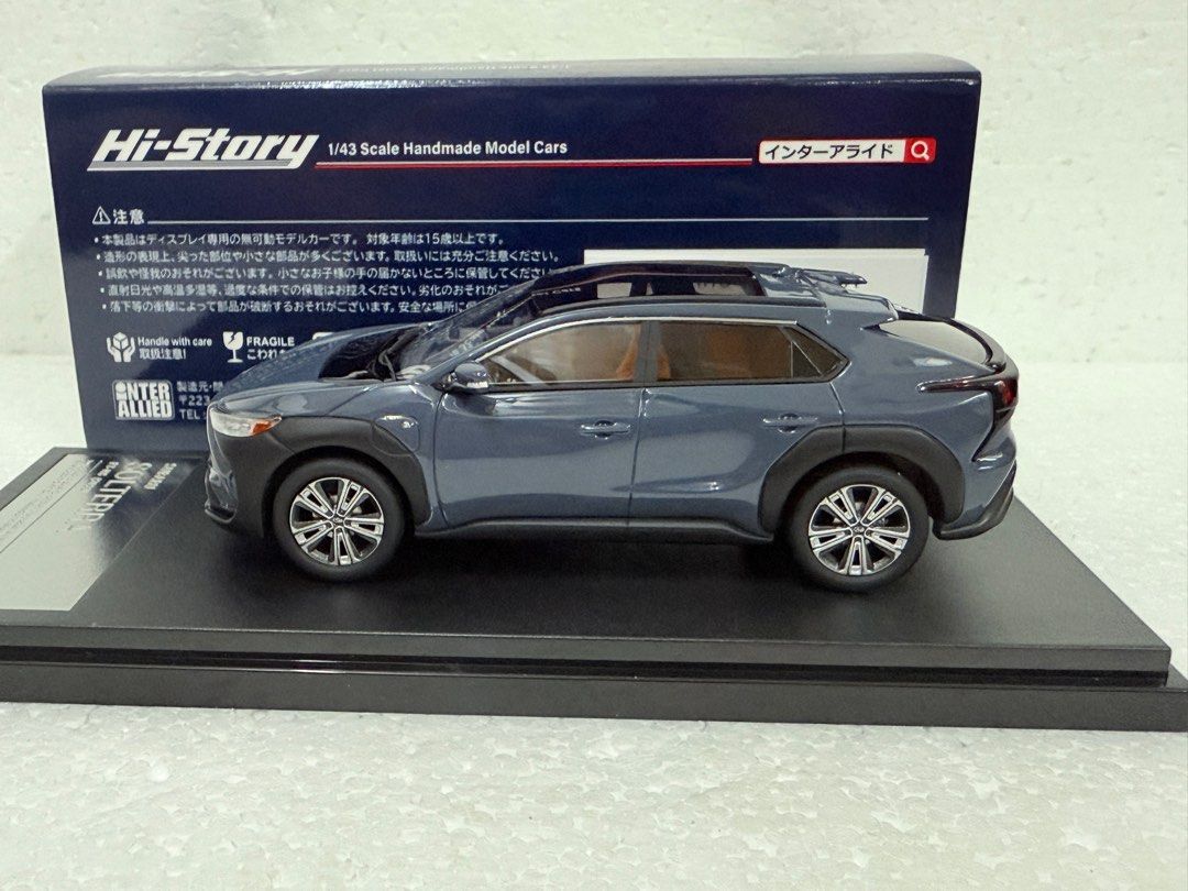 1:43 Subaru Solterra EV JDM 模型車by Hi Story 現貨供應, 興趣及遊戲
