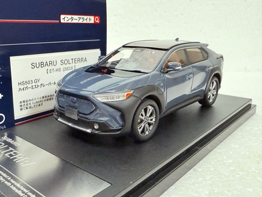 1:43 Subaru Solterra EV JDM 模型車by Hi Story 現貨供應, 興趣及遊戲