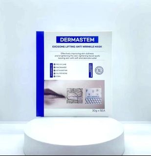 2/9截🌸DERMASTEM 外泌體⽔光抗皺5A純素外泌體面膜面膜 1盒5片 | 預訂約1-2星期64230682797954110