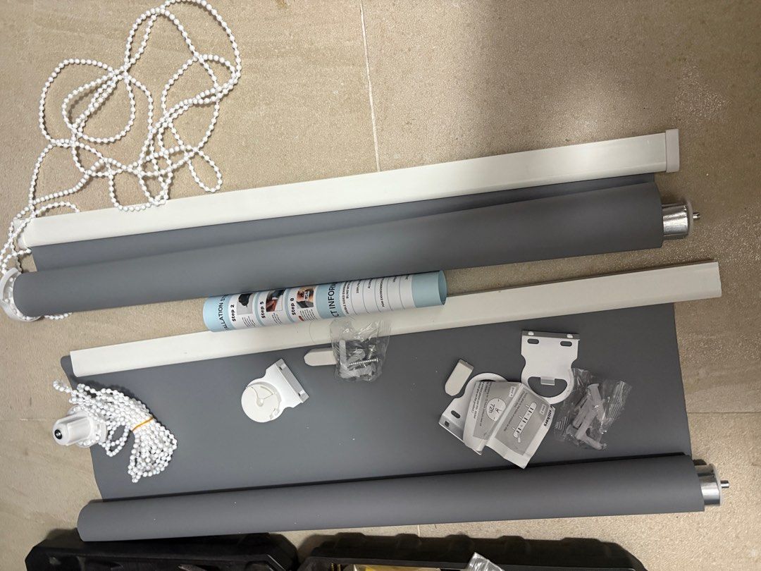 2 pcs Black out Blinds 60x160 cm (Category: Curtains & Blinds) located in Pasig City. Submitted by katetatin (Listing ID 1389783225, Image 1). Description: RFS: Wrong size sa window namin Can be installed with no drill (with sealant).