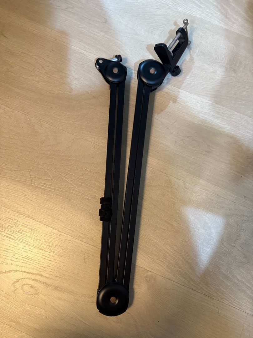 Adjustable Microphone Arm Stand - Black