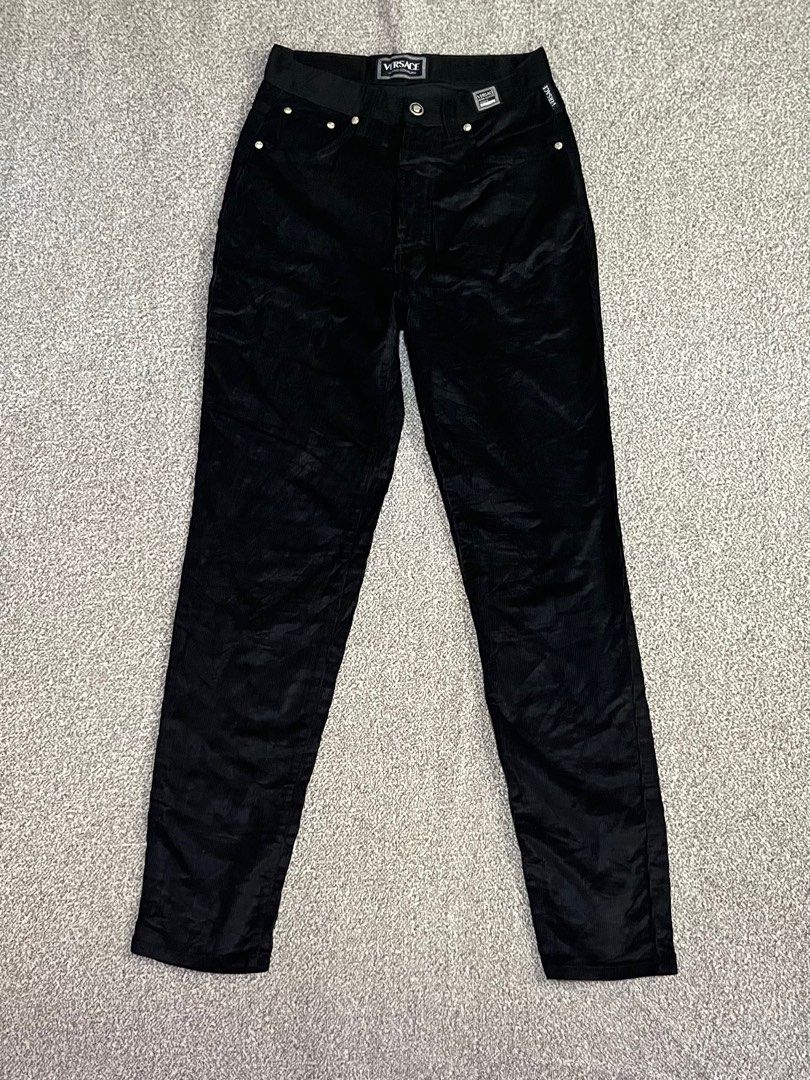 Authentic Versace Couture Corduroy (Category: Luxury Apparel) located in Sindangan. Submitted by boldgem_c9298e (Listing ID 1389673422, Image 2). Description: Authentic Versace Couture Corduroy Excellent Condition Size 28 on tag 28x42 Dimensions No issues 10/10 colorate Color may vary due to lighting Fb acc: Edong Thriftees .