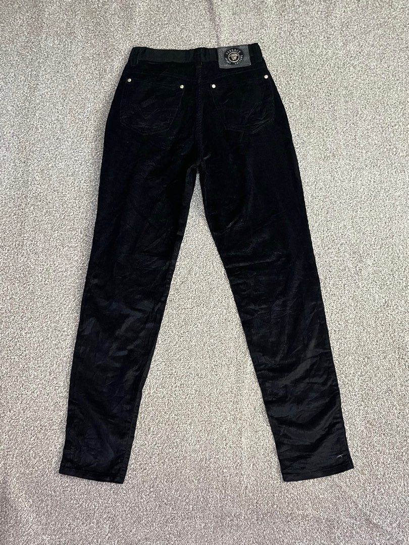 Authentic Versace Couture Corduroy (Category: Luxury Apparel) located in Sindangan. Submitted by boldgem_c9298e (Listing ID 1389673422, Image 3). Description: Authentic Versace Couture Corduroy Excellent Condition Size 28 on tag 28x42 Dimensions No issues 10/10 colorate Color may vary due to lighting Fb acc: Edong Thriftees .