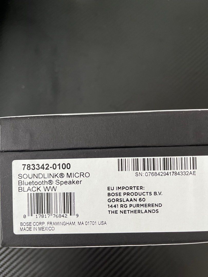 BOSE SoundLink portable speaker63825887544579112