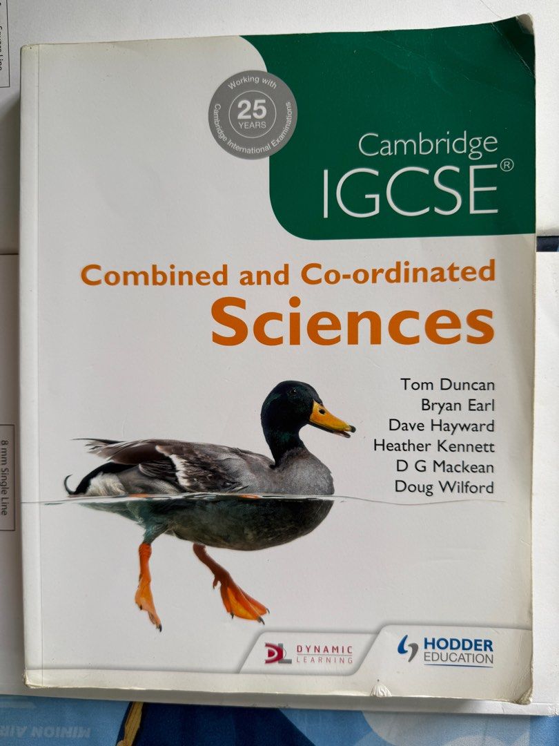 Cambridge IGCSE Combined and Co-ordinated Sciences Textbook, Hobbies ...