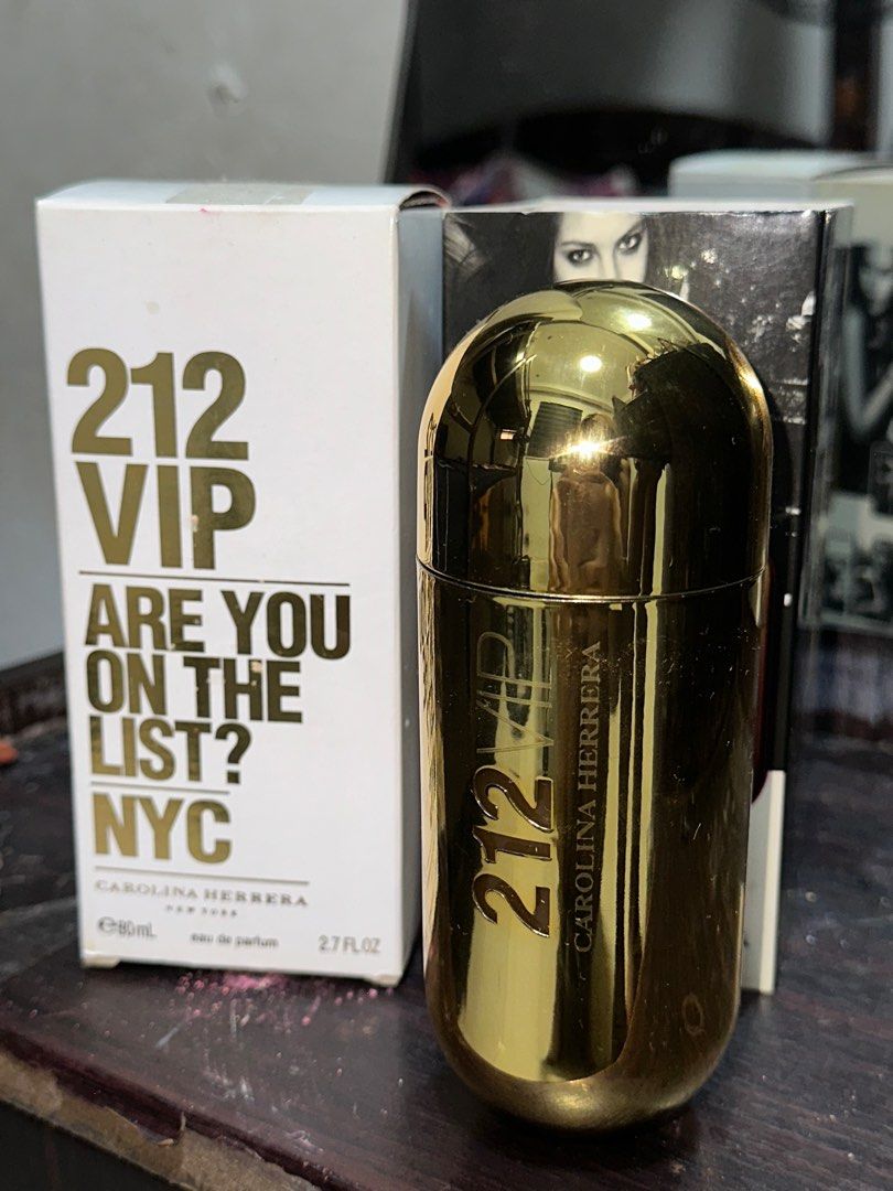 CAROLINA HERRERA 212 VIP EDP (Category: Fragrance & Deodorants) located in Pasig City. Submitted by declutterisreal (Listing ID 1389734722, Image 3). Description: Price nego for sure buyers Brand new - tested once!! .