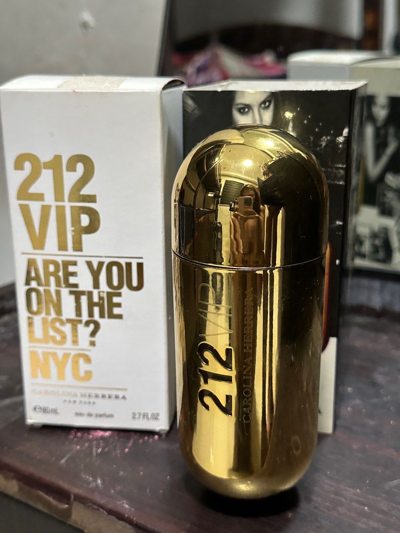 CAROLINA HERRERA 212 VIP EDP (Category: Fragrance & Deodorants) located in Pasig City. Submitted by declutterisreal (Listing ID 1389734722, Image 1). Description: Price nego for sure buyers Brand new - tested once!! .