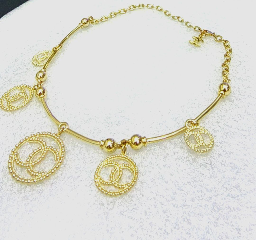 Chanel multi Charms Choker Necklace (Category: Luxury Accessories) located in Manila. Submitted by blings_thingies (Listing ID 1389763456, Image 2). Description: Sale.