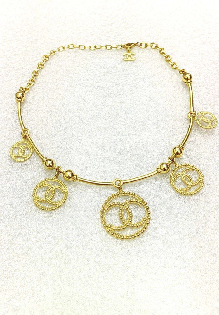 Chanel multi Charms Choker Necklace (Category: Luxury Accessories) located in Manila. Submitted by blings_thingies (Listing ID 1389763456, Image 3). Description: Sale.