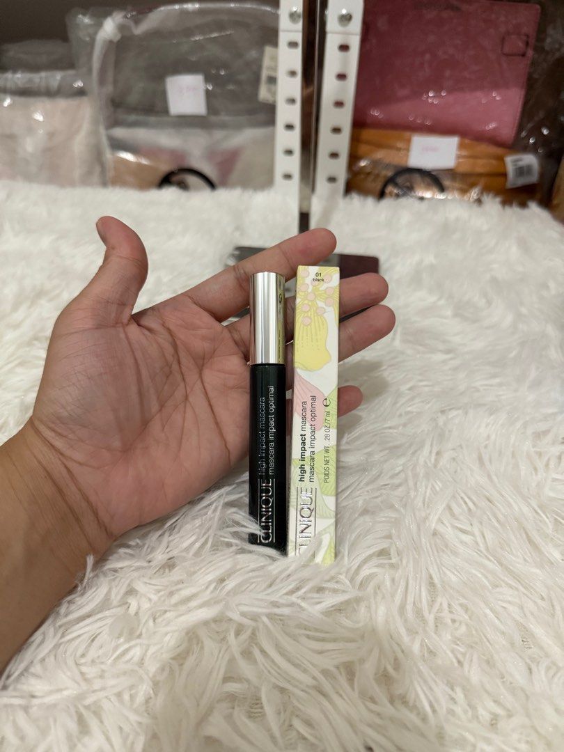 Clinique high impact mascara (Category: Makeup) located in Bauang. Submitted by chictine (Listing ID 1389801928, Image 2). Description: Clinique high impact mascara Bought @clinique store here in the Philippines for srp 1,600 Brandnew This is an extra bought mascara Selling for 800 only! This is brandnew and guaranteed wasn’t opened in any way Guaranteed original or moneyback.