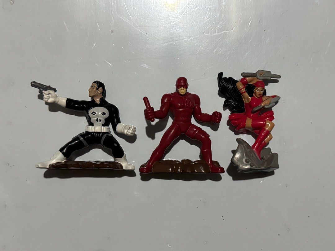 Daredevil and Elektra (Category: Figurines & Statues) located in Manila. Submitted by mattmurdock98 (Listing ID 1389835800, Image 1). Description: For Sale: DD and Electra Sold: Punisher Condition: Loose Price: Php 300.00 Modes of Payment: 1. BDO Bank transfer 2. Gcash Can send photos upon request. :).