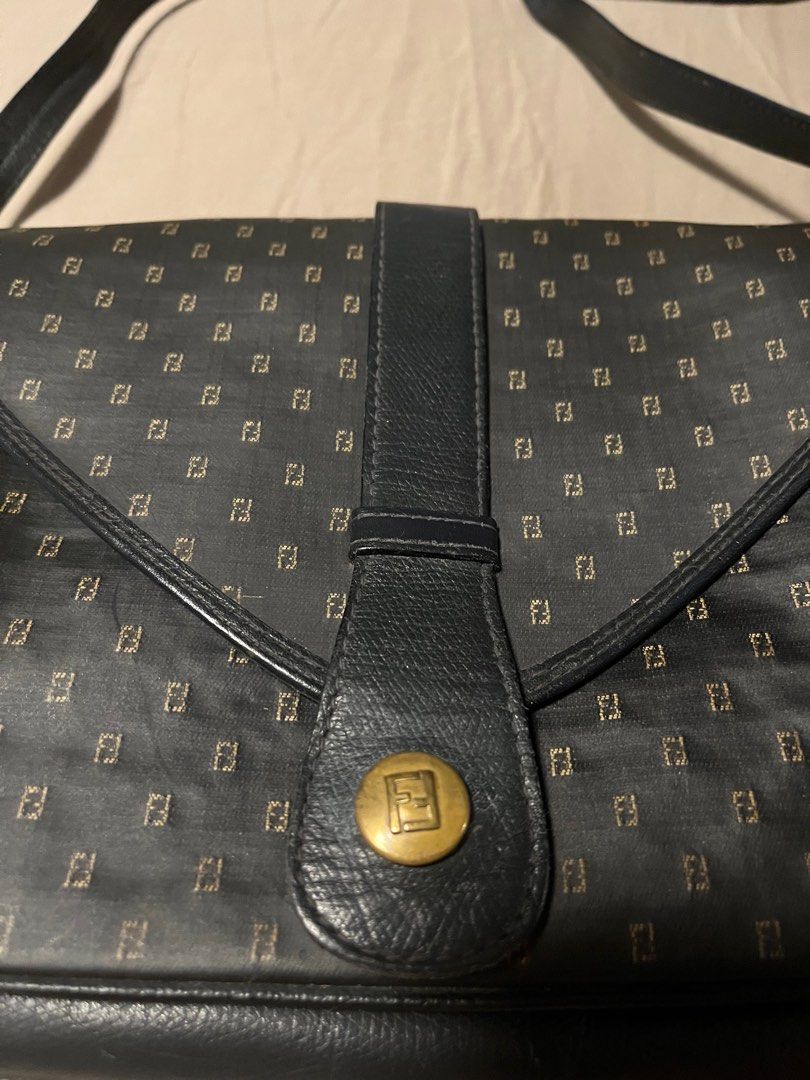 Fendi Vintage Bag (Category: Luxury Bags & Wallets) located in Manila. Submitted by detski25 (Listing ID 1389823348, Image 2). Description: Vintage Fendi Crossbody bag - Navy Blue - great as project bag (a lot of potential) - bag from my mom - with flaws - no inclusions (will give generic dustbag) Please see last photo of a similar bag posted online. Additional photos can be requested .