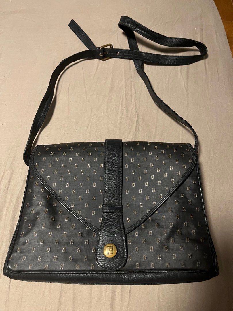 Fendi Vintage Bag (Category: Luxury Bags & Wallets) located in Manila. Submitted by detski25 (Listing ID 1389823348, Image 1). Description: Vintage Fendi Crossbody bag - Navy Blue - great as project bag (a lot of potential) - bag from my mom - with flaws - no inclusions (will give generic dustbag) Please see last photo of a similar bag posted online. Additional photos can be requested .