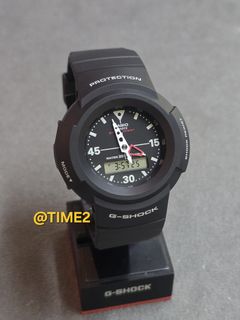 Gshock  AW-500-1E  AW500-1E  (以1989 年第一款指針數碼雙重顯示的 G-Shock 型號為設計基礎)64220736752130110